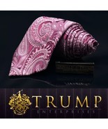 Donald J Trump Signature Collection Purple Paisley Bright Tie - $101.20