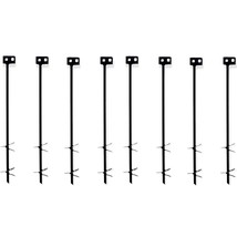 OTI 3/4&quot; x 30&quot; Mobile Home Double Disk Earth Auger Anchor (8 Anchor Pack) - £93.78 GBP