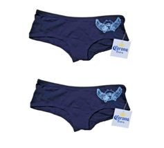 Corona Extra Underwear Women&#39;s BUNDLE 2 PACK Beer Cotton Spandex Blue XL... - £8.22 GBP