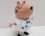 Peppa Pig Friend Figure - Dr. Brown Bear 4&quot; Toy - £15.74 GBP