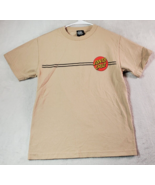 Santa Cruz T Shirt Unisex Small Beige 100% Cotton Short Sleeve Crew Neck... - $20.79 CAD