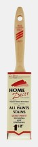 Home Decor 1.5&quot; Flat Brush Paints Stains White Polyester Bristles - $17.99