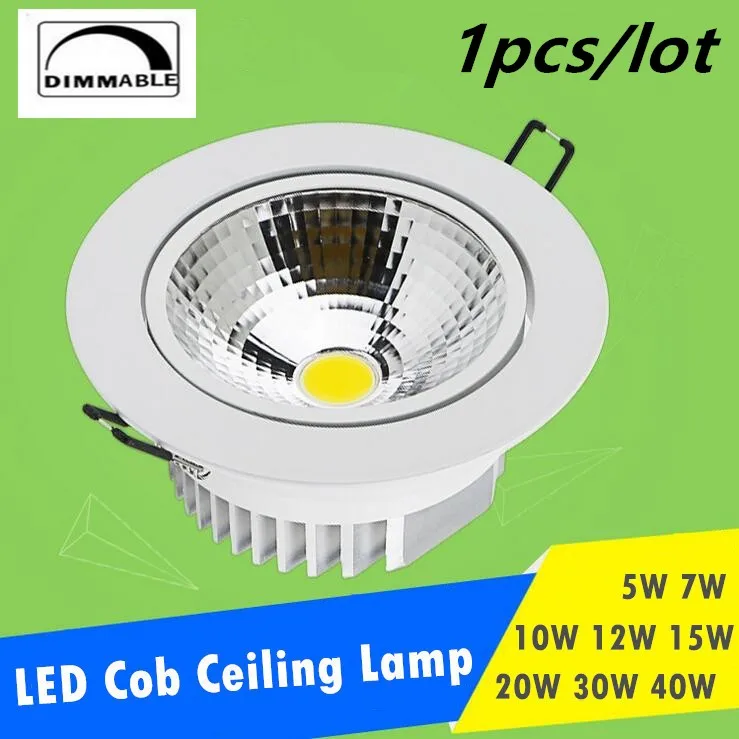 Dimmable LED Downlight  5W 7W 10W 12W 15W 20W 30W Spot LED DownLight Dimmable 11 - $163.69