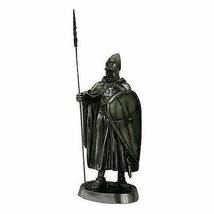 Medieval Crusader Templar Knight Statue Pikeman Phalanx Warrior Sculpture - £24.76 GBP