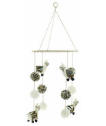 Fiona Walker England Handmade Organic Pretty Llama Nursery Mobile For Ba... - $105.99