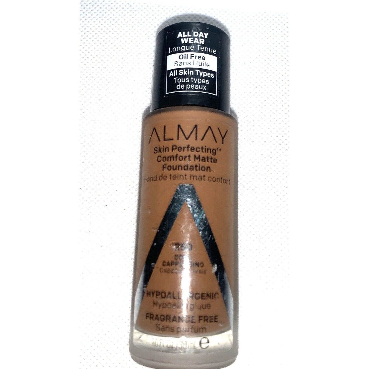 Almay Skin Perfecting Liquid Foundation Comfort Matte #250 Cool Cappuccino - $10.00