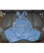 BABY BODEN Denim Overalls Bibs Suspenders Jean Snap Crotch Size 6/12 Mon... - $38.68 CAD