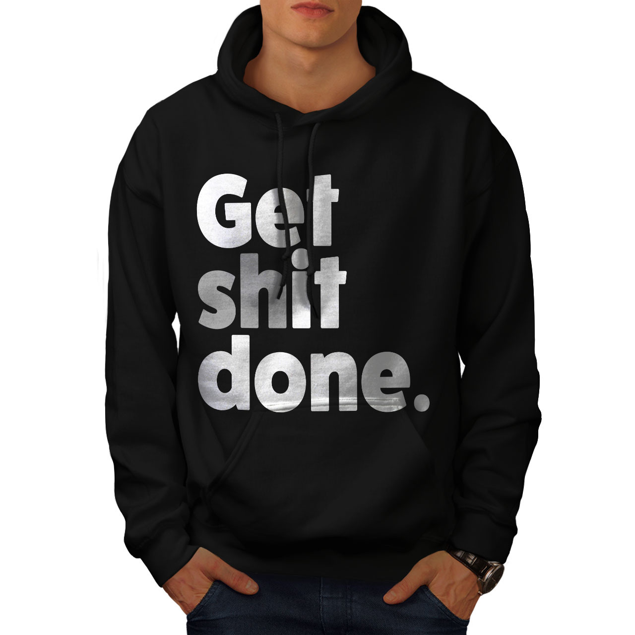 Primary image for Get It Done Sweatshirt Hoody Motivation Men Hoodie
