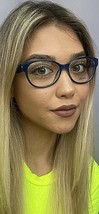 New LIU JO LJ 2602R 424 Blue 51mm Rx 51-16-135 Women&#39;s Eyeglasses Frame  - £103.77 GBP
