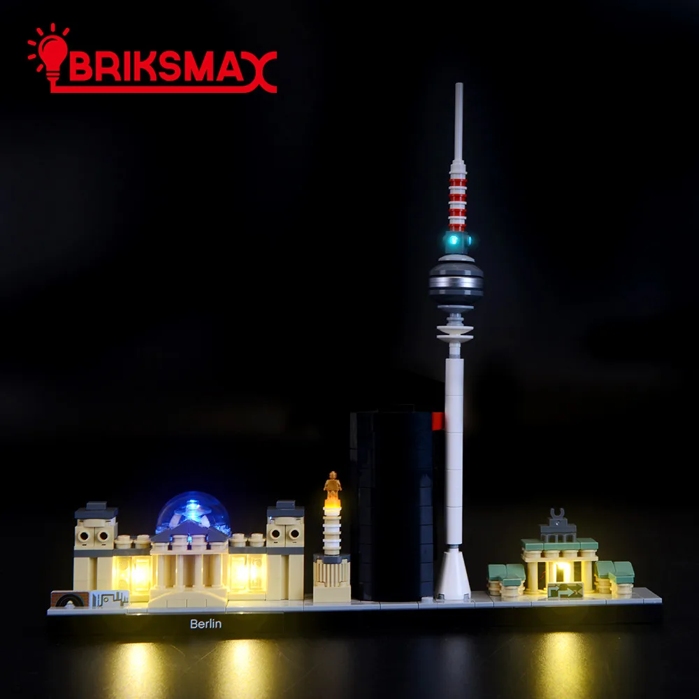 BriksMax Led Light Up Kit for 21027 Architecture Berlin TV Tower Building Blocks - £25.53 GBP