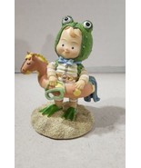 Vintage RUSS collection Paddywhack Lane 2002 Tyler The Frog Figurine Spr... - $13.70 CAD