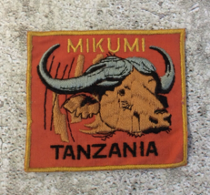 Vintage Patch Mikumi Tanzania Buffaloe African Buffalo Africa - £6.77 GBP