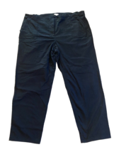 J. Jill Navy Blue Twill Flat Front Pants, Women&#39;s Size 26 - £11.19 GBP