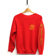 Vintage United States Marine Corps USMC Sweatshirt Large - £52.58 GBP