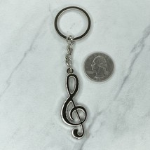 Treble Clef Symbol Music Musician Keychain Keyring - £5.42 GBP