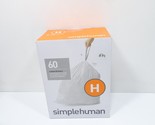 simplehuman Code H Custom Fit Liners, Trash Bags, 30-35 Liter 8-9.2 Gallon - $31.49