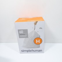 simplehuman Code H Custom Fit Liners, Trash Bags, 30-35 Liter 8-9.2 Gallon - £24.71 GBP