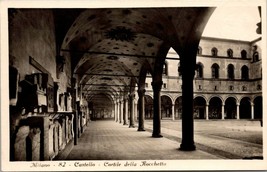 Italy Milano Castello - Cortile della Rocchetta UNP Vintage Postcard - £7.40 GBP