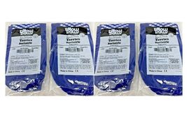 4 PAIR Non Skid Pillow Paws Slipper Socks 3X-L Bariatric Royal Blue Sing... - $16.06