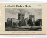A Little Guide for Visitors and Pilgrims to Wimborne Minster 1920&#39;s - £14.01 GBP