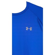 Under Armour Tech Tee Royal Blue Shirt Heat Gear Blue Large Tee - $23.76