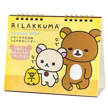 San-x CD38301 2024 Rilakkuma Calendar, Tabletop - $18.85