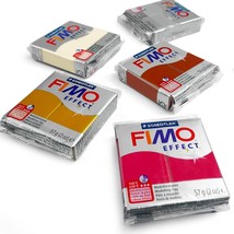 FIMO Effect Polymer Oven Modelling Clay - 57g - Set of 5 - Metallic Finish - £29.95 GBP