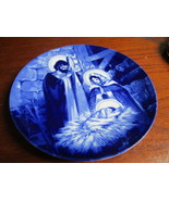 Avon Blue 1991 Sacred Family Christmas Plate , NIB[am6] - £27.25 GBP