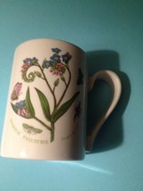 Portmeirion Botanic Garden Mug &quot;Forget Me Not Myosotis&quot; Blue And Pink -FREE Ship - £14.93 GBP