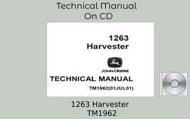 John Deere 1263 Harvester Technical Manual  TM1962 - £14.82 GBP
