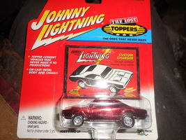 2002 Johnny Lightning Lost Toppers &quot;Custom Charger&quot; Mint Car On Card #35... - $4.50