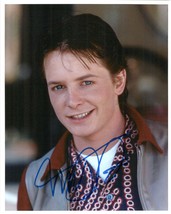 Michael J. Fox Signed Autographed &quot;Back to the Future&quot; Glossy 8x10 Photo - £79.92 GBP