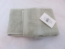 2 Sferra Bello Celadon Washcloths Facecloths NWT - $28.75