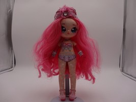 Na Na Na Surprise Teens Coco Von Sparkle Fashion Doll 11&quot; Tall Soft Fabric Pink - $12.87