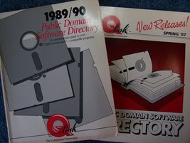 Q-Link Public Domain Software Directories 1987/1989/1990 - £5.08 GBP