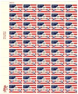 1976 31c Plane, Globe &amp; Flag, Airmail, Sheet of 50 Scott C90 Mint F/VF NH - $475.79 MXN