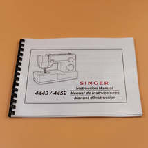 Singer 4443 4452 Owners Instruction Manual 84 Pages with Protective Covers - $18.99