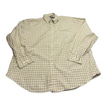 Nautica Shirt Men&#39;s 2XL Multicolor Plaid Cotton Long Sleeve Casual Button-Down - £16.09 GBP