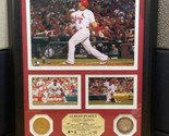 MLB Boston Red Sox Albert Pujols Limited Photo Framed Game Used Infield ... - £103.52 GBP