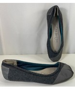 Toms Gray Ballet Flats Slip On Shoes Round Toe Preppy Neutral for One Wo... - $282.07 MXN