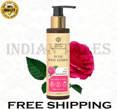 Khadi Essentials Rose Body Lotion for Dry &amp; Dull Skin with Shea Butter - 200ml - £22.44 GBP