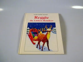 1989 Reggie the Littlest Reindeer Vintage Hardcover Book I Can Read By Myself  - £7.98 GBP