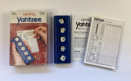 Vintage Travel Yahtzee Game 1984 Milton Bradley COMPLETE - £10.12 GBP