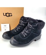 UGG Australia Boots Harrison Cozy 9 Lug Lace-Up Waterproof Outdoor Suede... - £102.99 GBP