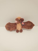 Wild Republic - Huggers - Brown Bat Plush - 8 inches Tag - £7.79 GBP