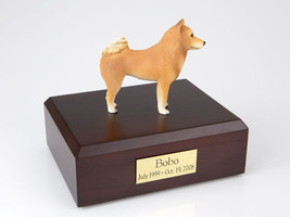 Finnish Spitz Pet Funeral Cremation Urn Avail. in 3 Different Colors &amp; 4... - £132.77 GBP+