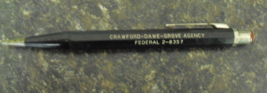 Vintage 1950s Autopoint Advertising Mechanical Pencil Crawford Dawe Grov... - $21.78