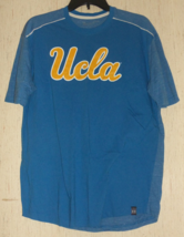 EXCELLENT MENS UNDER ARMOUR &quot;UCLA&quot; BLUE W/ BLUE HEATHER T-SHIRT   SIZE M - $23.33