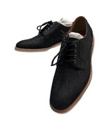 Steve Madden Derby Shoe Men 7.5 Black Tie Loafer Nevelle Leather Texture... - $754.41 MXN