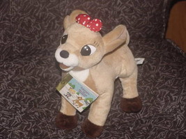 11&quot; CVS Rudolph Clarice Plush Toy With Mini Little Golden Book 1998 - £77.76 GBP
